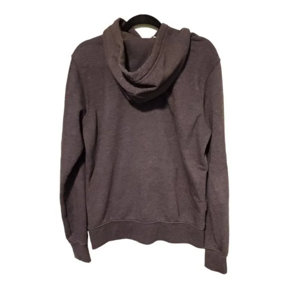 The North Face Hoodie Men's S/P Gray Logo Front Pocket Half Dome Teepee Pullover